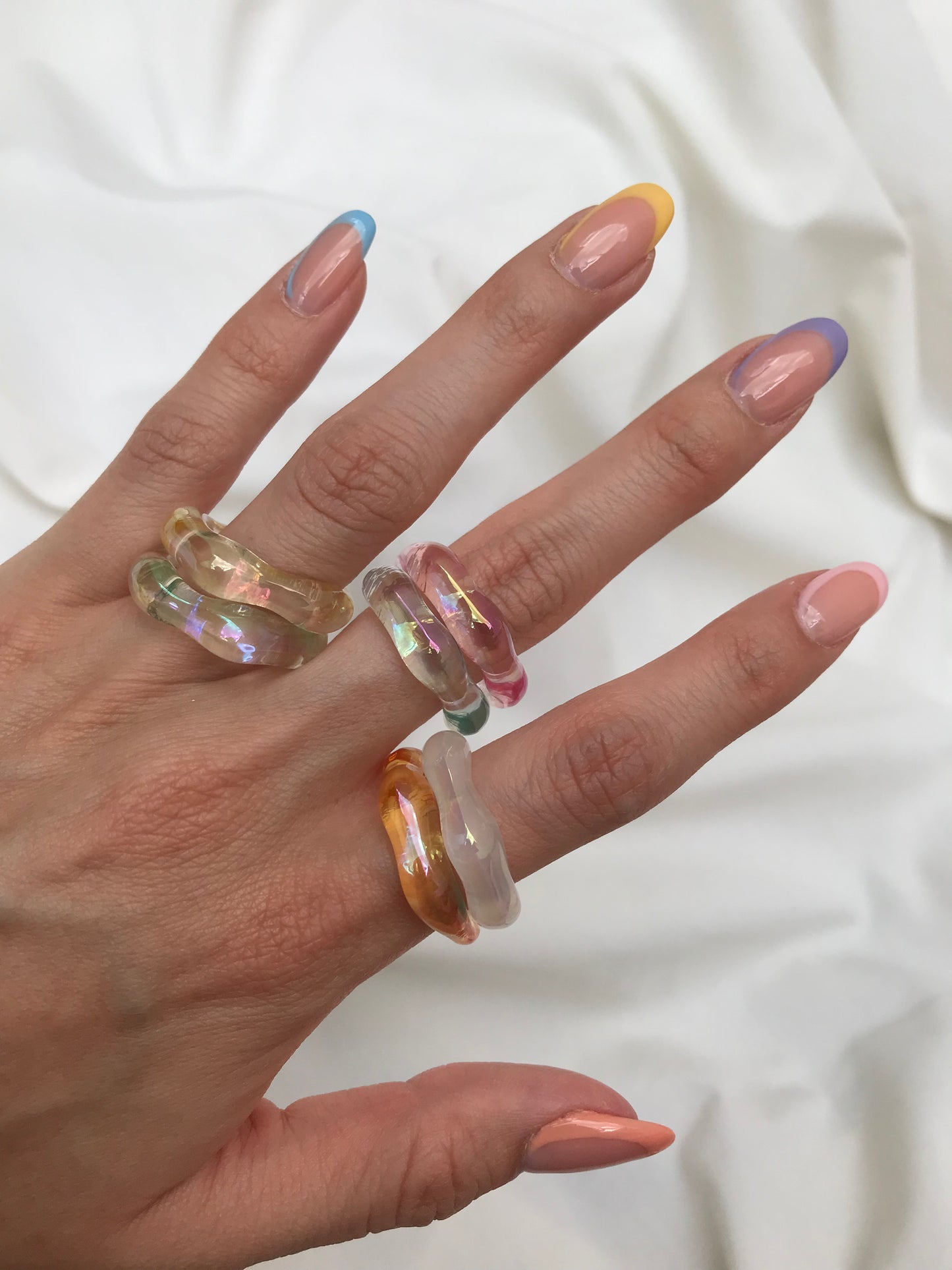 Anillos Iris (6 piezas)