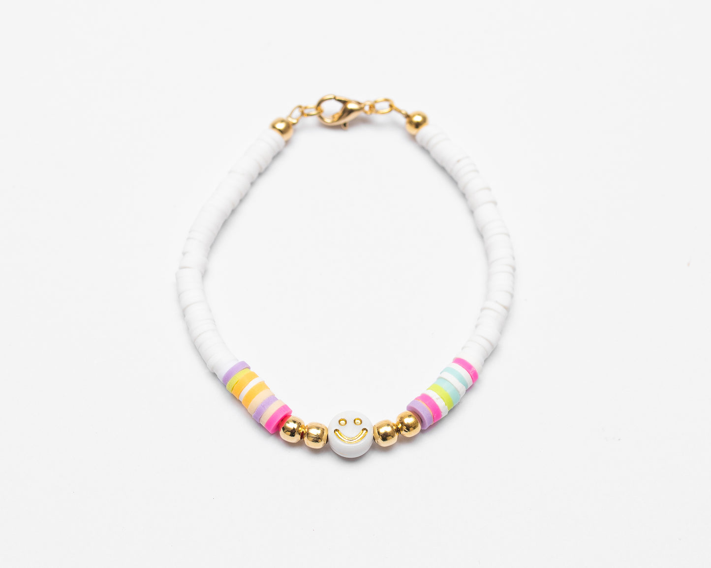 Brazalete Smiley Blanca