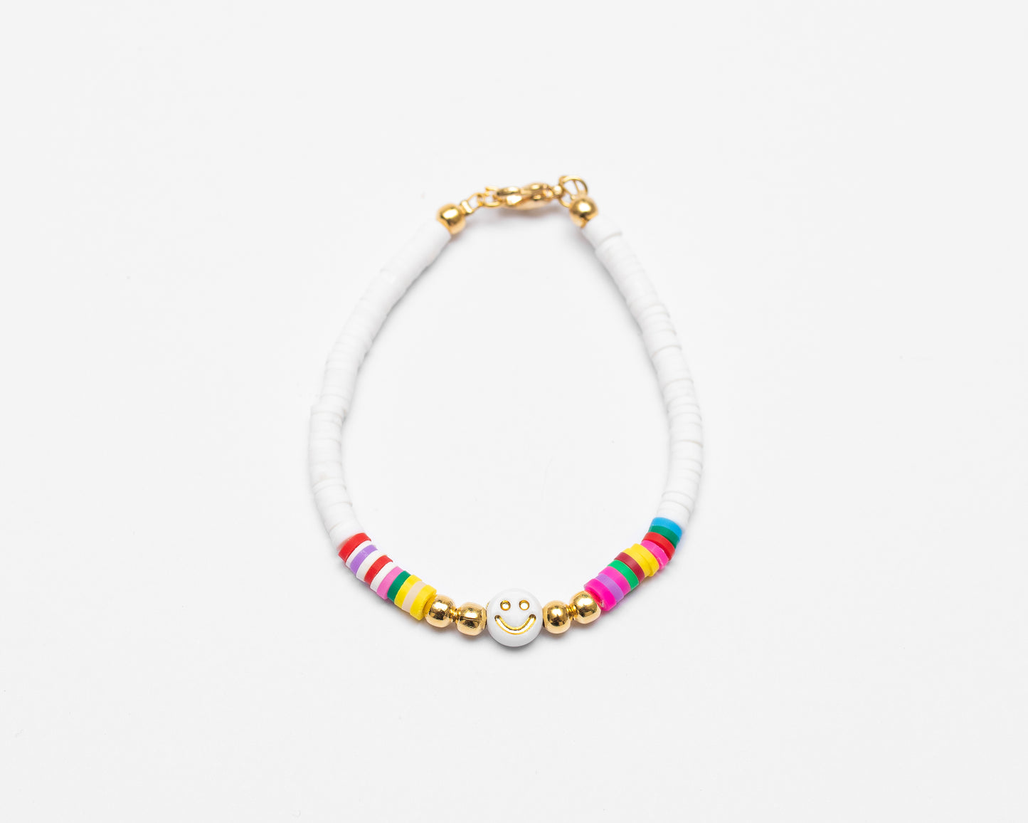 Brazalete Smiley Blanca